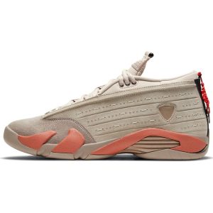 CLOT x Air Jordan 14 Retro Low Terracotta Tan Sepia-Stone Terra-Blush (DC9857-20036)