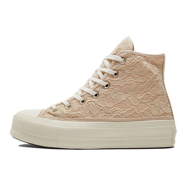 Converse Chuck Taylor All Star High Lace -   Farro Brown Egret Gold A (01773C36)