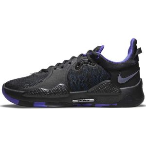 Nike PG 5 Clippers Away Black Lapis Bright-Crimson (CW3143-00442)