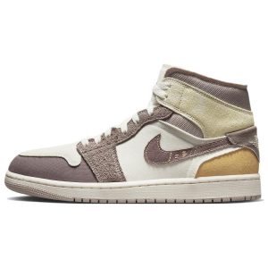 Air Jordan 1 Mid SE Craft Inside Out -   Taupe Haze Brown Sail Fossil-Stone (DM9652-10241)