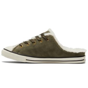 Converse Chuck Taylor All Star Dainty Mule Welcome to the Wild    Field Surplus Green Egret Black (572507C37)