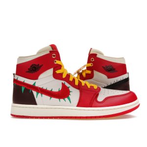 Teyana Taylor x Air Jordan 1 High Zoom Comfort 2 A Rose From Harlem Red Gym-Red Black (FJ0604-60136)