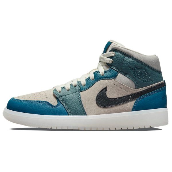 Air Jordan 1 Mid Anti Gravity Machines   White Dark-Pony Saturn-Gold (DM9601-20036)
