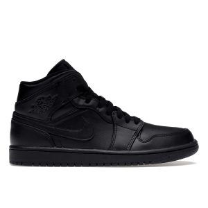 Air Jordan 1 Mid Triple Black 2022 (554724-09344)