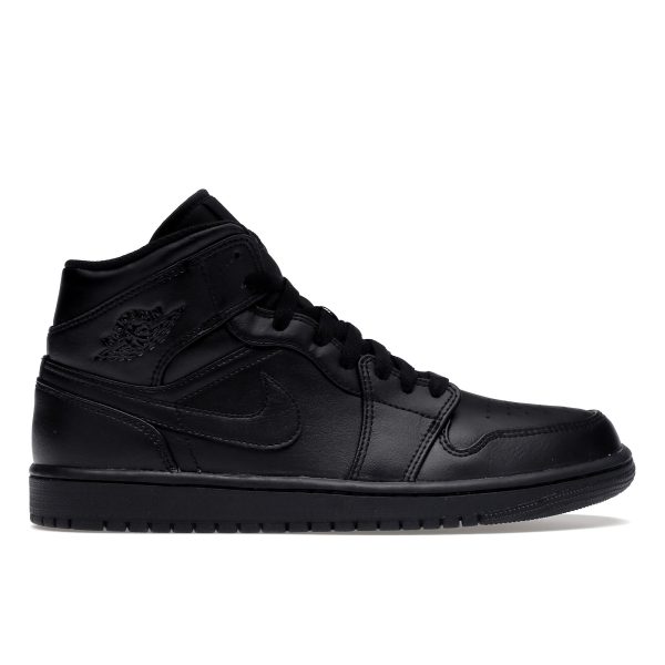 Air Jordan 1 Mid Triple Black 2022 (554724-09344)