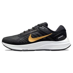 Nike Air Zoom Structure 24 Black Metallic Gold Coin  Photon-Dust (DA8570-00336)