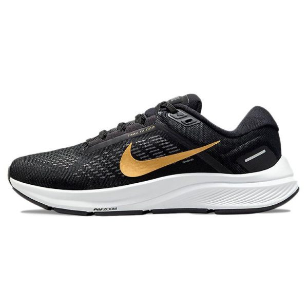 Nike Air Zoom Structure 24 Black Metallic Gold Coin  Photon-Dust (DA8570-00336)