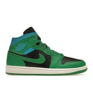 Air Jordan 1 Mid Lucky Green Aquatone (BQ6472-03340)