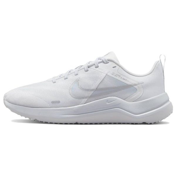 Nike Downshifter 12 White Metallic Silver Pure-Platinum (DD9294-10036)