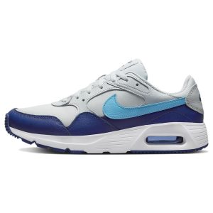 Nike Air Max SC Pure Platinum Racer Blue White Deep-Royal-Blue Blue-Lightning (CW4555-01244)