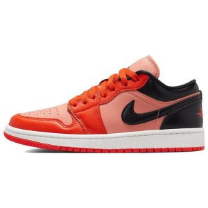Air Jordan 1 Low SE Rush Orange Black   Crimson-Bliss Sail (DM3379-60036)