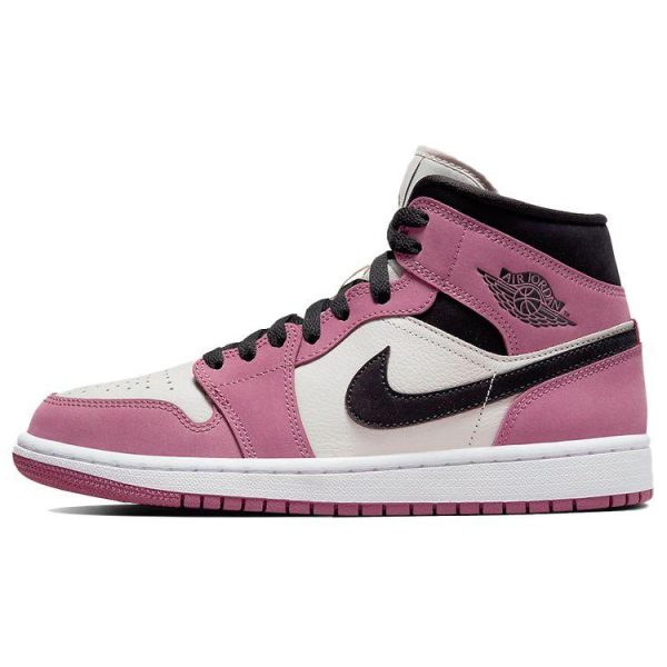 Air Jordan 1 Mid SE Berry Pink   White Light-Mulberry Light-Bone (DC7267-50044)