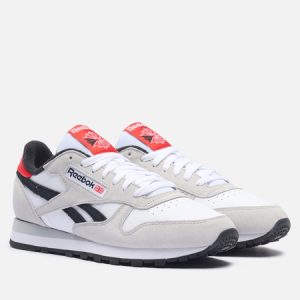 кроссовки Reebok Classic Leather (100209513) белого цвета
