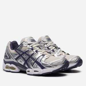 кроссовки ASICS Gel-Nimbus 9 (1203A600-250) серебрянного цвета