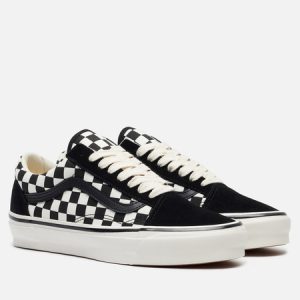 кеды Vans LX Old Skool Checkerboard (VN000D56BZW) черного цвета
