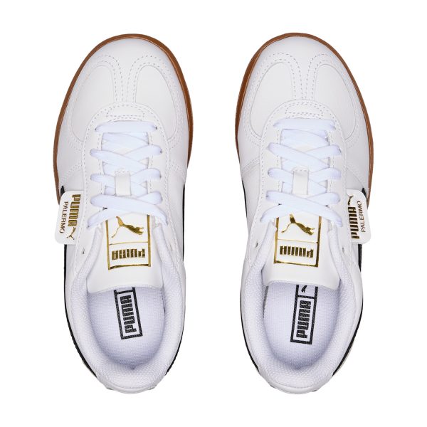 Puma Palermo Elevata Leather (40046102) белого цвета