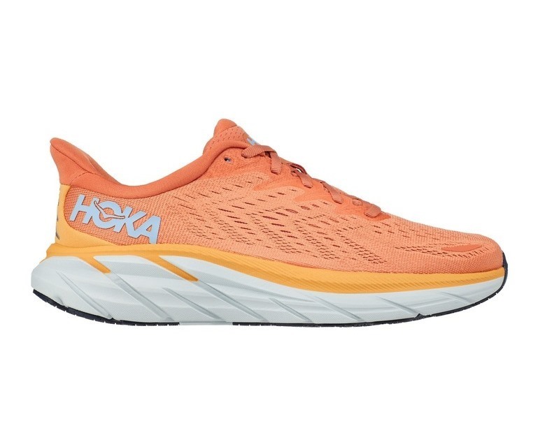 Hoka One One W Clifton 8 (1119394-SBSCR) оранжевого цвета Hoka One One W Clifton 8 (1119394-SBSCR) оранжевого цвета