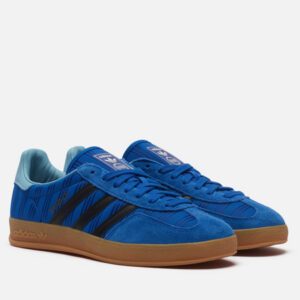 кроссовки adidas Gazelle Indoor (IH9649) синего цвета