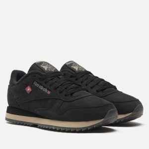 кроссовки Reebok Classic Leather Ripple (100279099) черного цвета