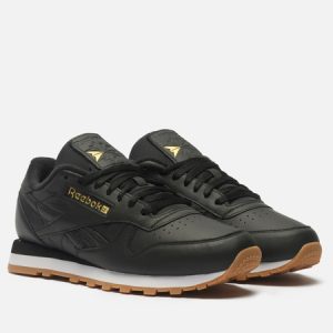 кроссовки Reebok Classic Leather (100279153) черного цвета