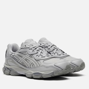 кроссовки ASICS Gel-Nyc Leather (1203A280-021) серого цвета
