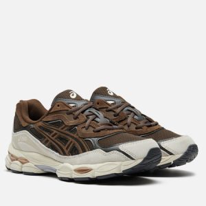 кроссовки ASICS Gel-Nyc (1203A383-201) коричневого цвета