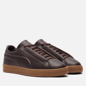 кроссовки Puma Suede Modern Leather (408915-02) коричневого цвета