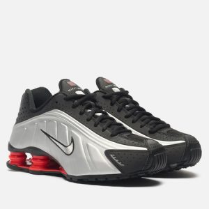 кроссовки Nike Wmns Shox R4 (AR3565-011) серебрянного цвета