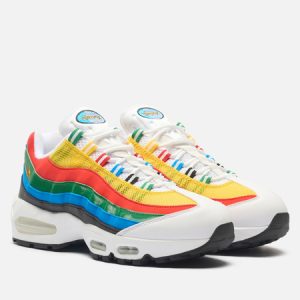 кроссовки Nike Air Max 95 Big Bubble Premium "Olympic" (IB7872-100) белого цвета