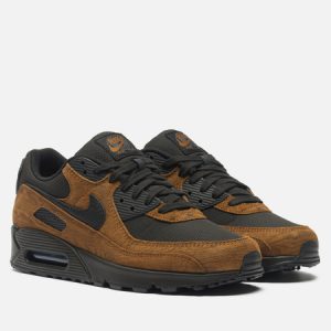 кроссовки Nike Air Max 90 Premium (IQ0283-281) коричневого цвета