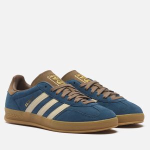 кроссовки adidas Gazelle Indoor (KI2253) синего цвета