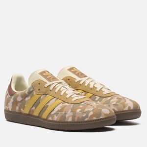 кроссовки adidas Samba OG (KJ7304) коричневого цвета