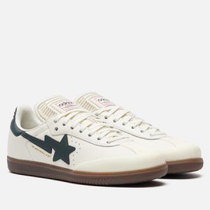 кроссовки adidas x BAPE Samba (KJ8852) белого цвета