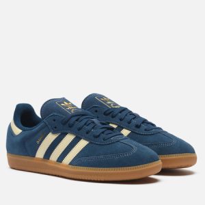 кроссовки adidas Samba OG (KK2273) синего цвета