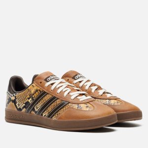 кроссовки adidas x Wales Bonner Gazelle Snake (KK3641) коричневого цвета